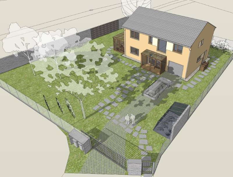 přístup na parcelu